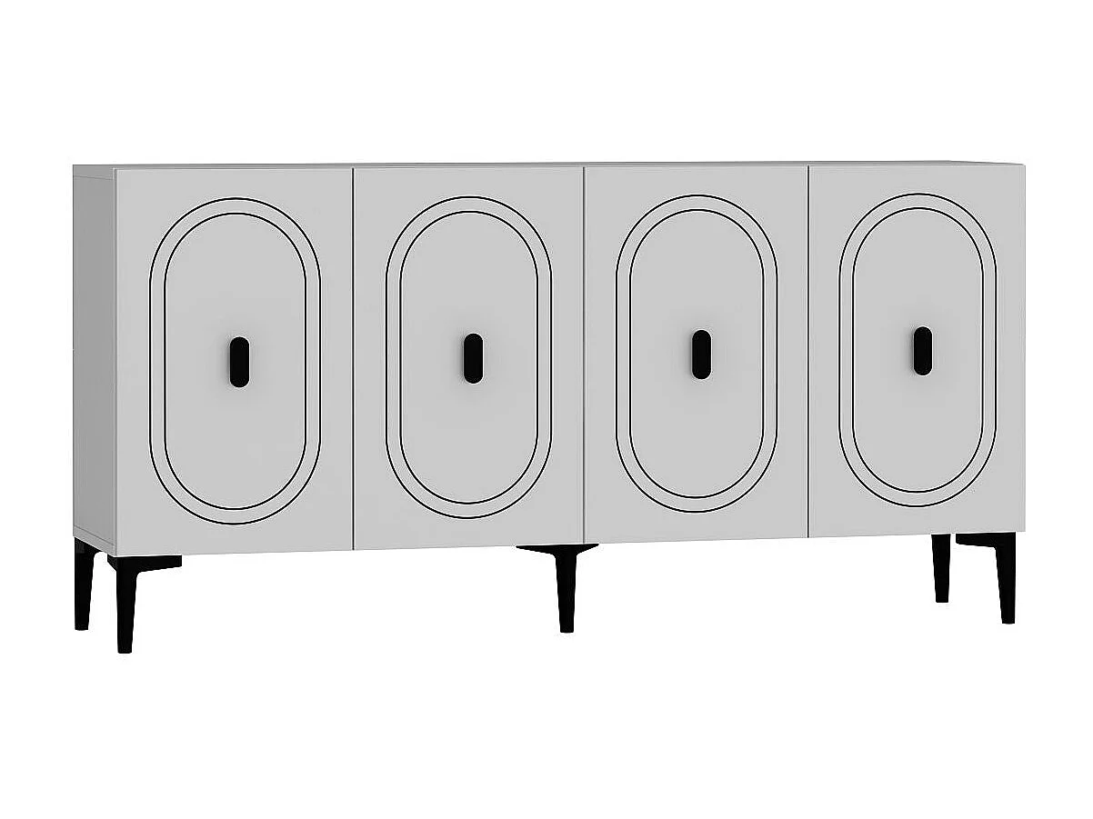 Komoda – 150 cm – Biała – MDF