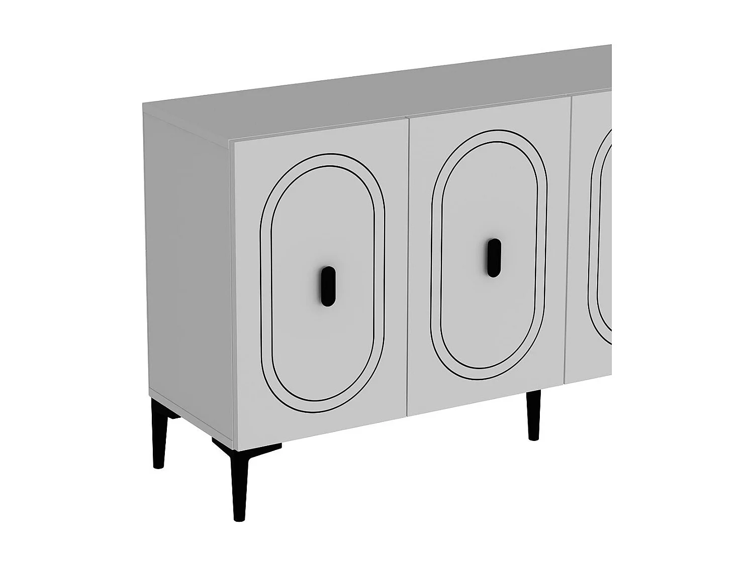 Komoda – 150 cm – Biała – MDF