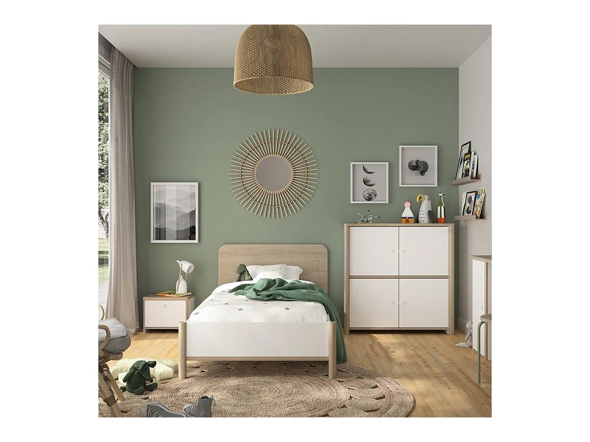 Table de chevet 1 porte L42 cm - MATIS