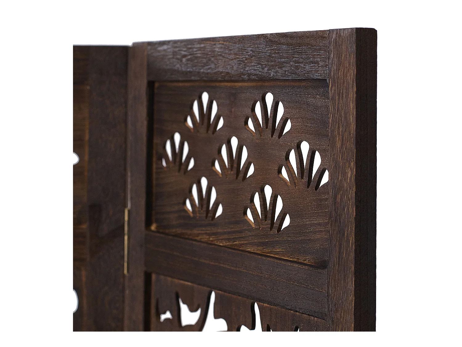 Paravent 170x120x2 cm Design Marron