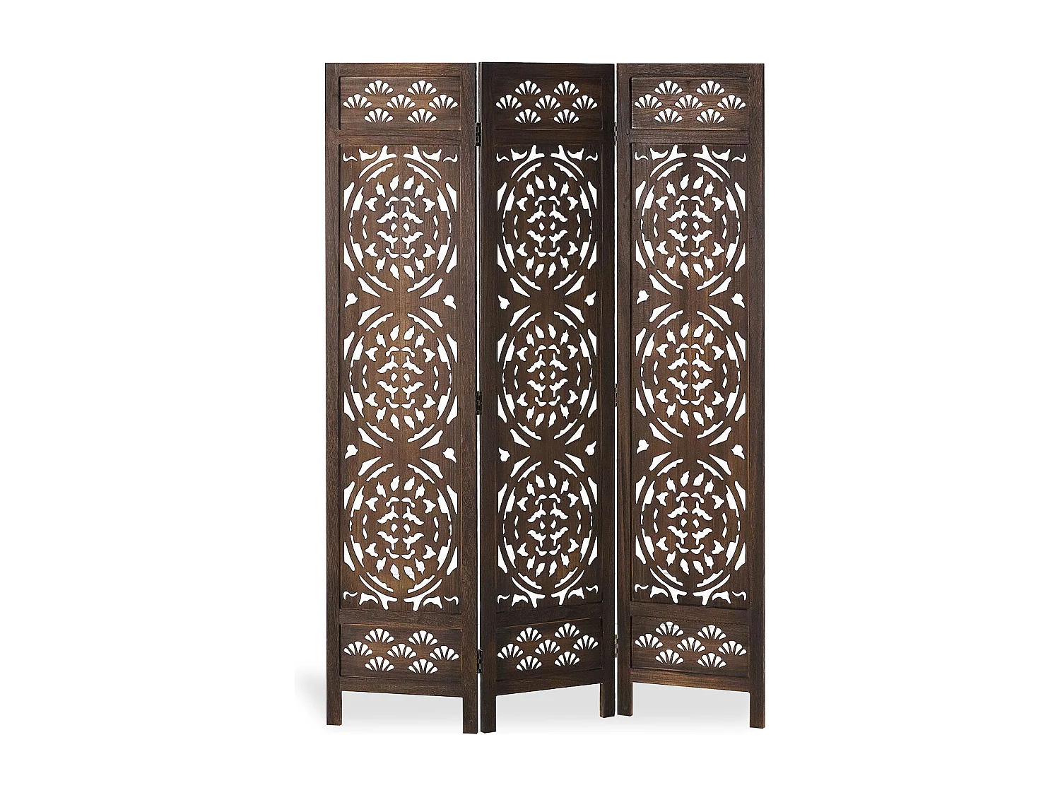 Kamerscherm 170x120x2 cm Bruin Design