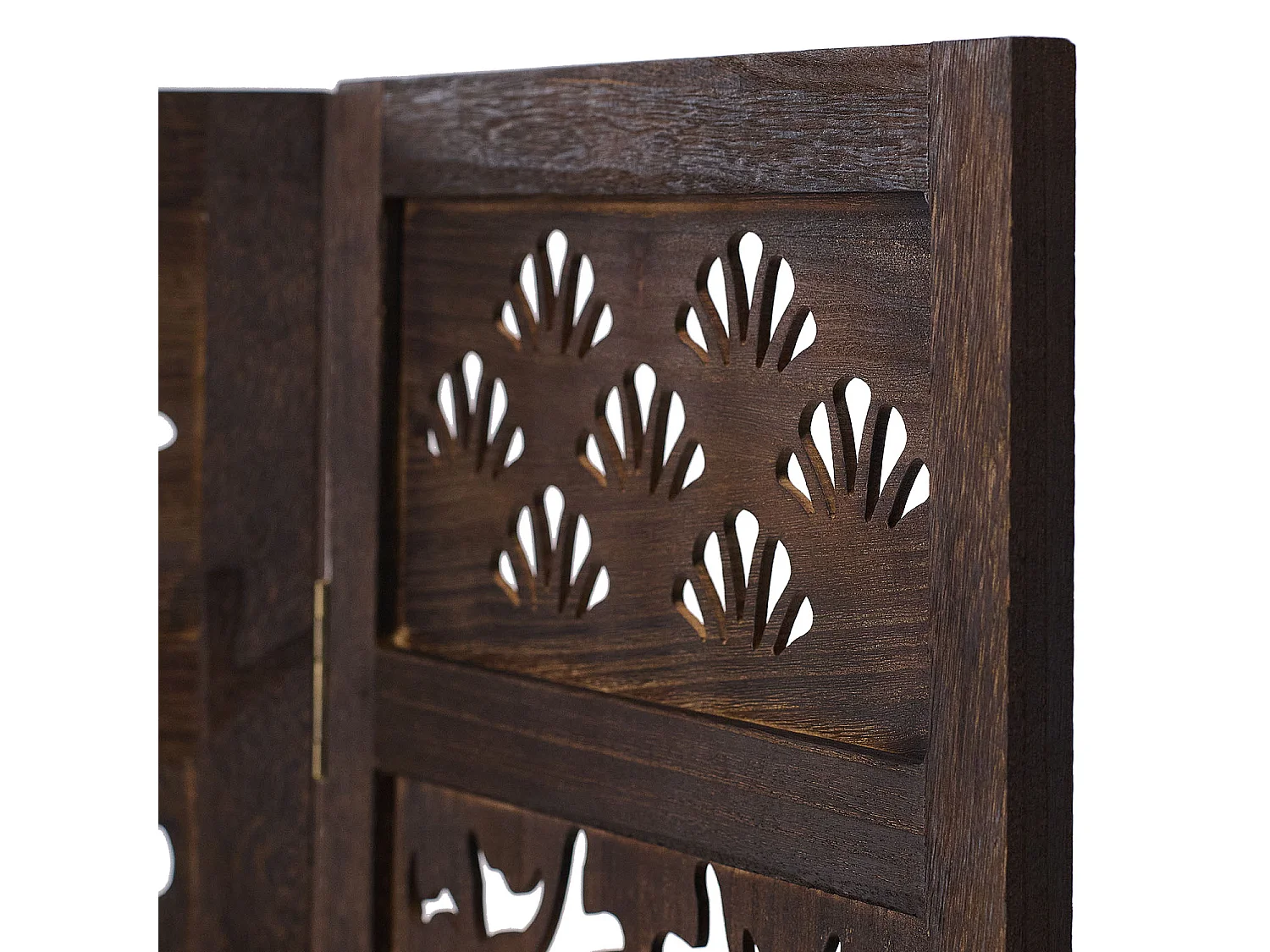 Kamerscherm 170x120x2 cm Bruin Design