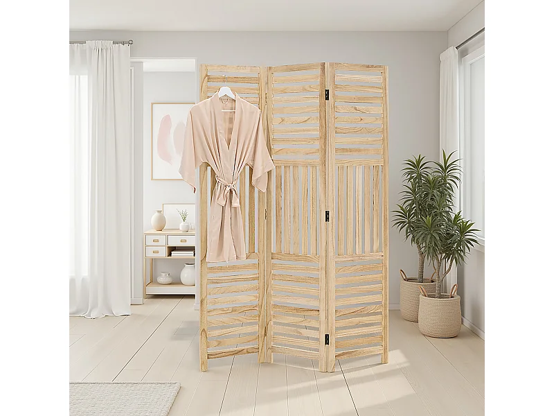 Kamerscheider 170x120x2,0 cm Natuurlijk