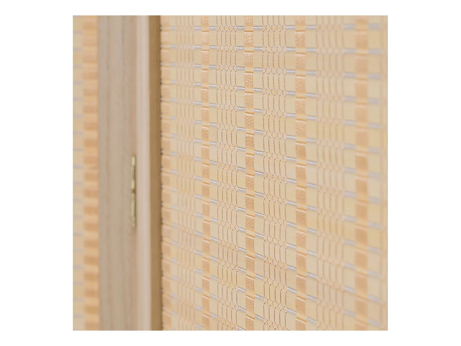 Paravent 170x120x2.0 cm Blanc Naturel