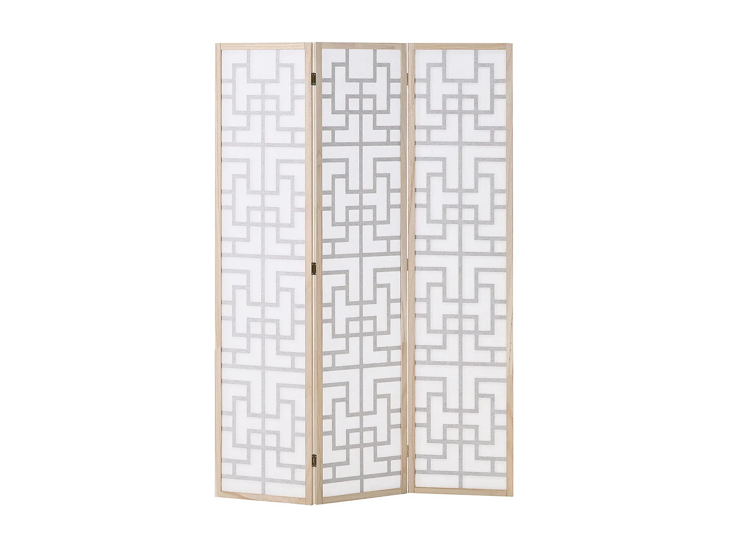 Kamerscheiding 170x120x2,0 cm Natuur/Wit/Bruin Shoji 3-panel