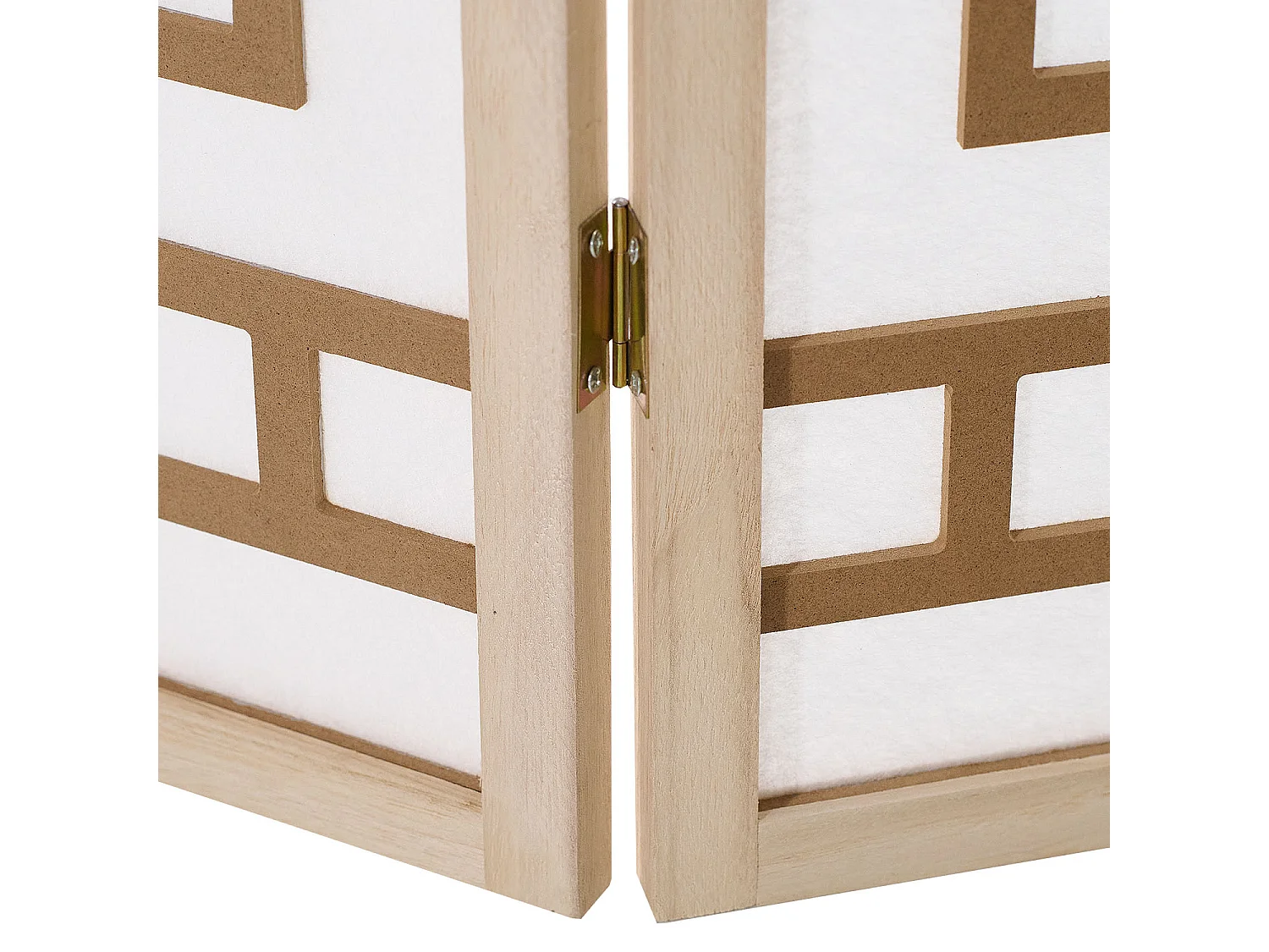 Kamerscheiding 170x120x2,0 cm Natuur/Wit/Bruin Shoji 3-panel