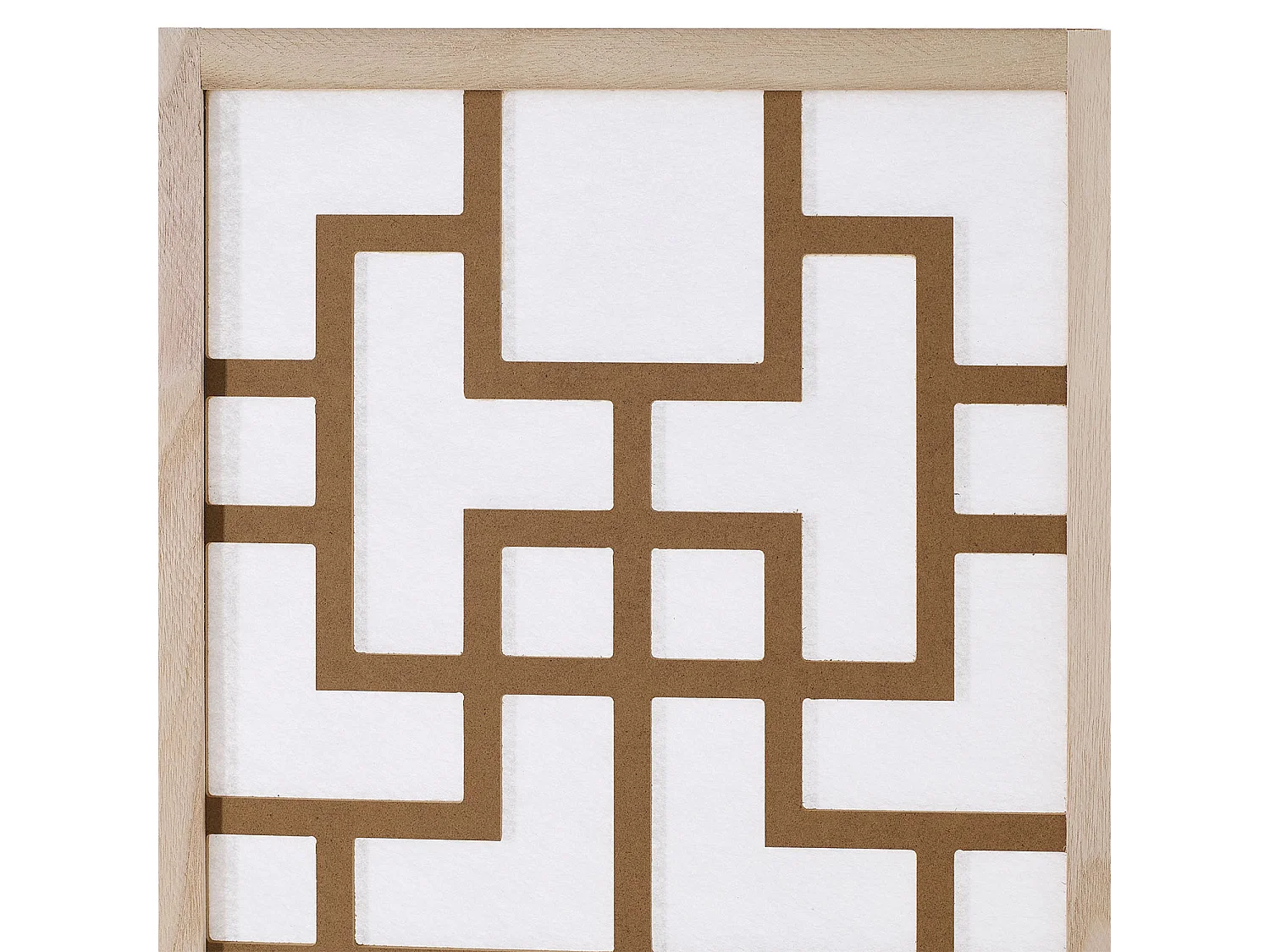 Kamerscheiding 170x120x2,0 cm Natuur/Wit/Bruin Shoji 3-panel