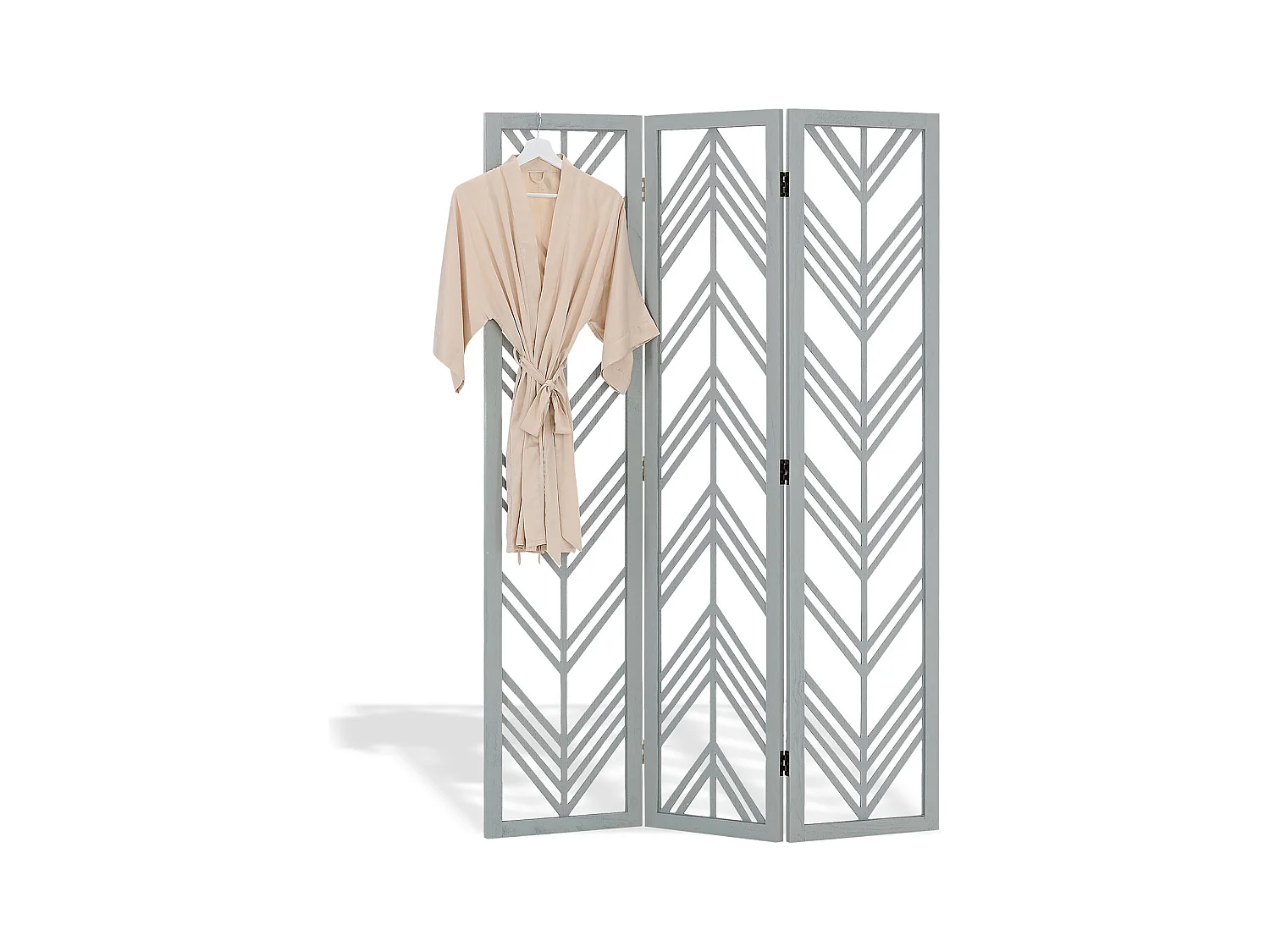 Paravent 170x120x2 cm Gris