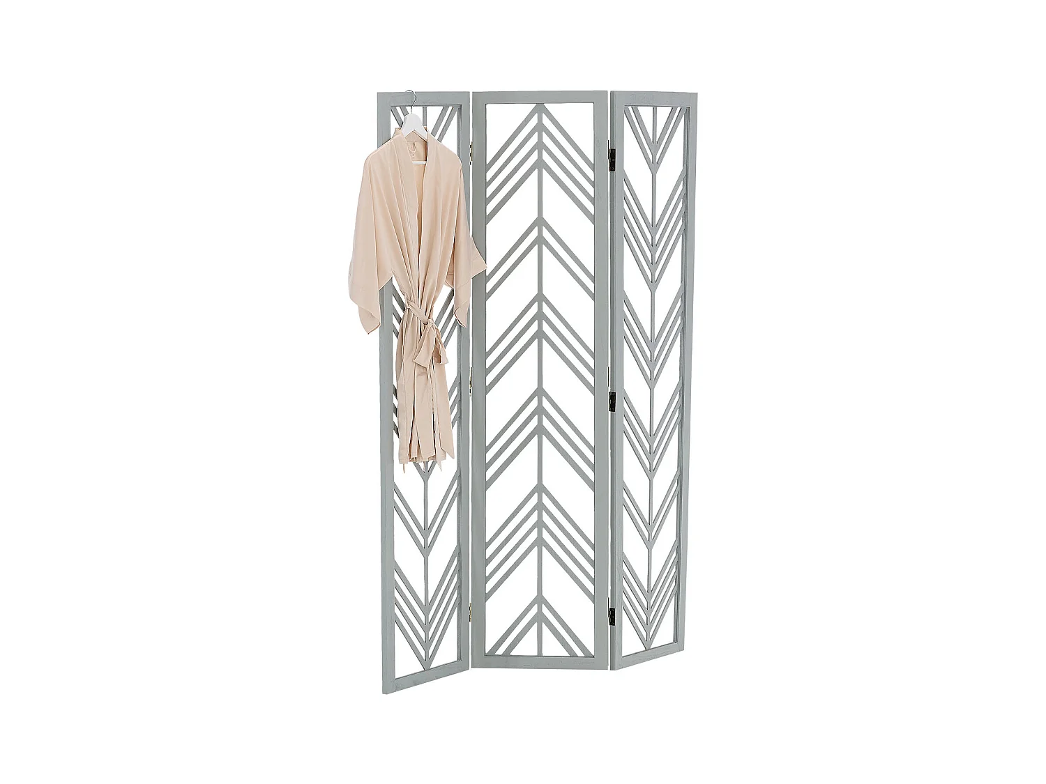 Paravent 170x120x2 cm Gris