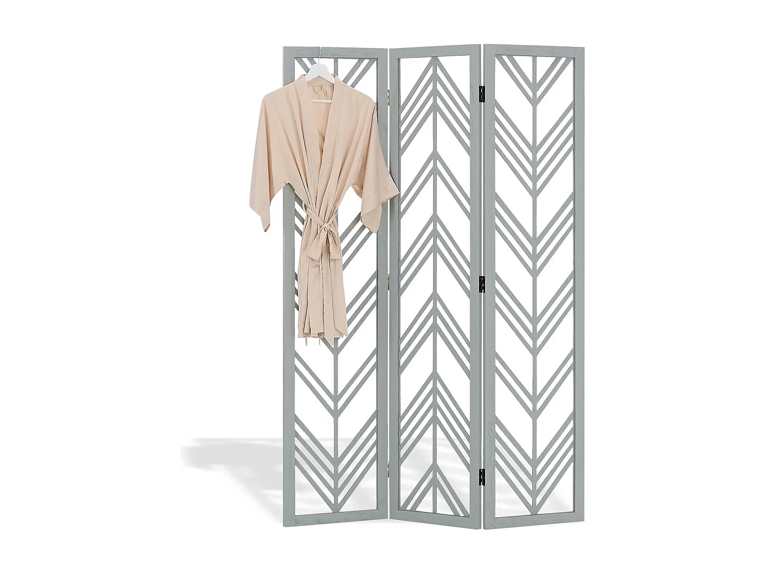 Paravent 170x120x2 cm Gris