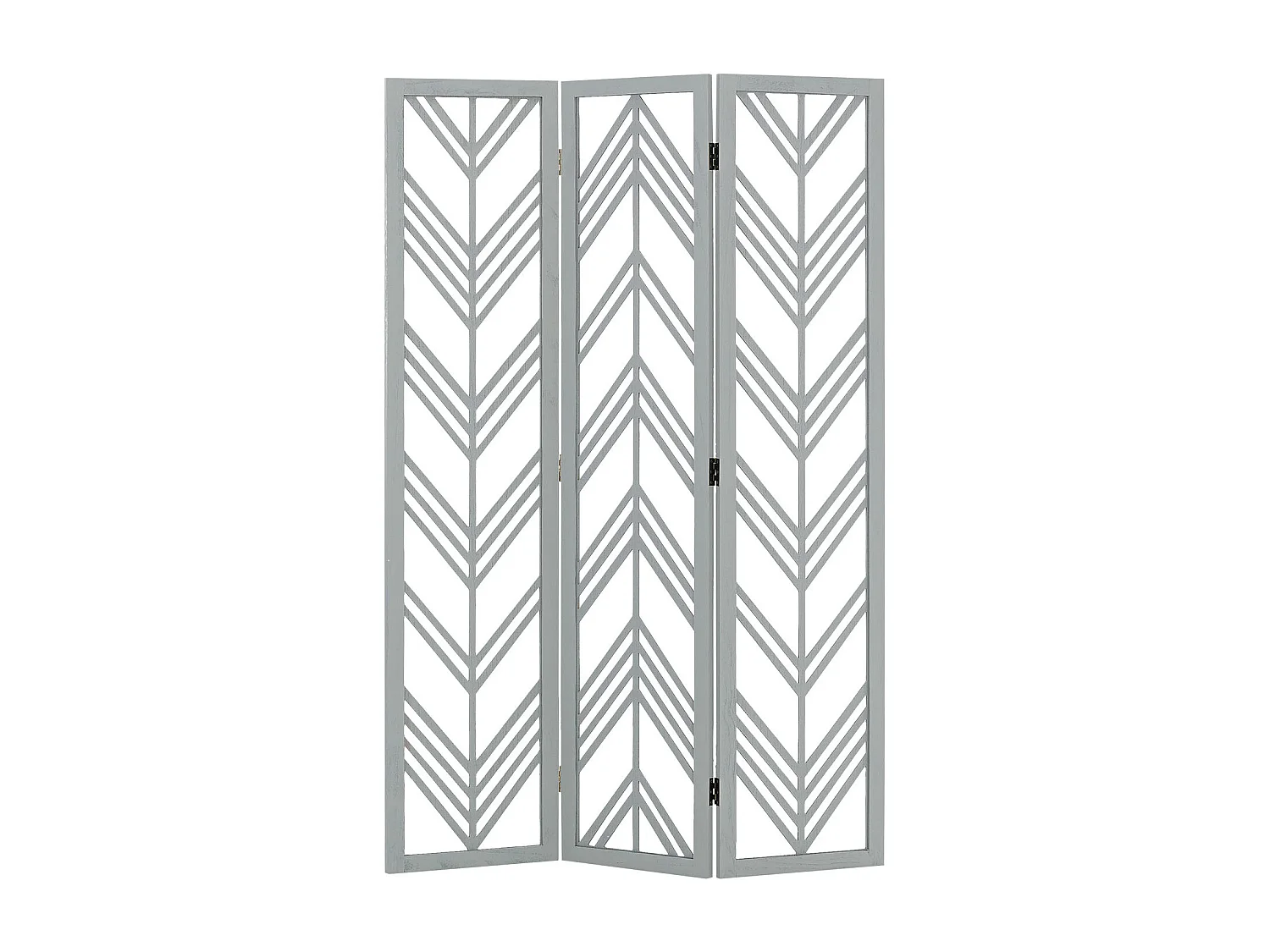 Paravent 170x120x2 cm Gris