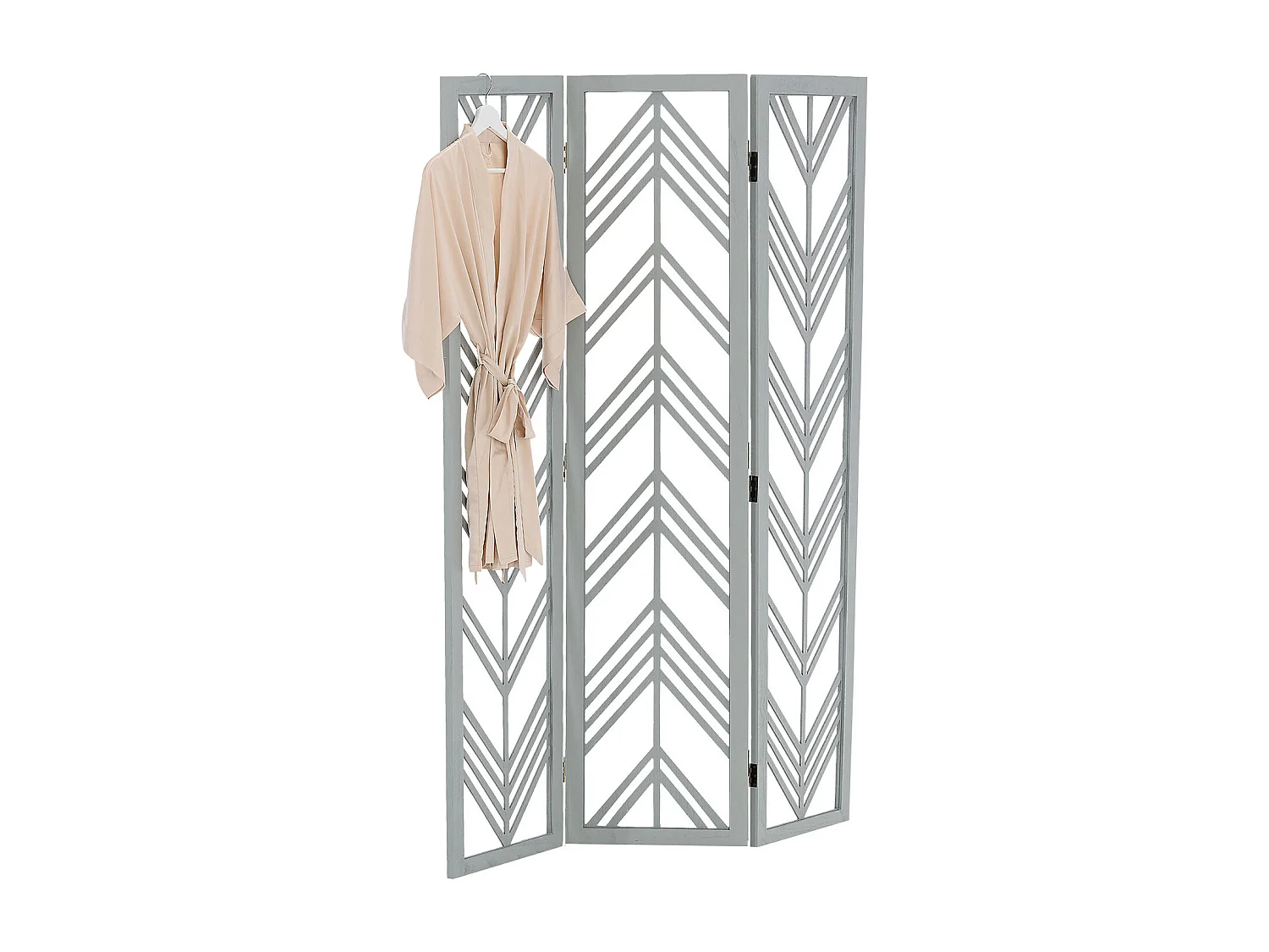 Paravent 170x120x2 cm Gris