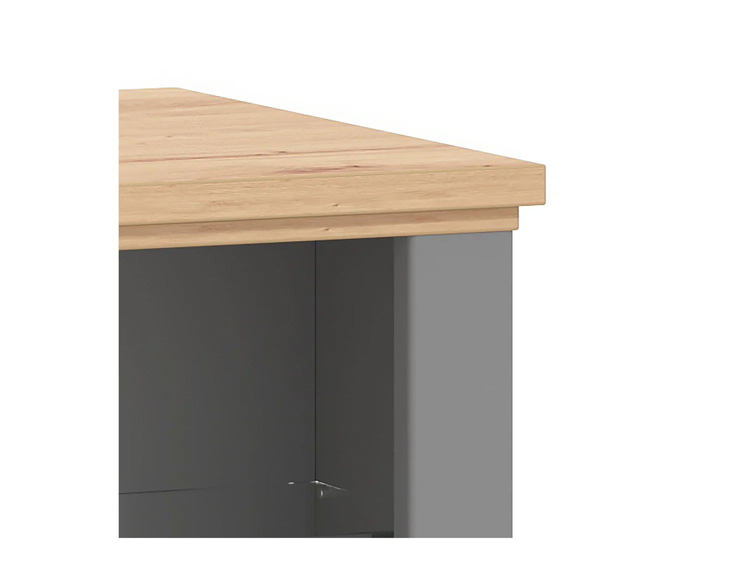 Table basse 114,5x49x50,5 cm Gris