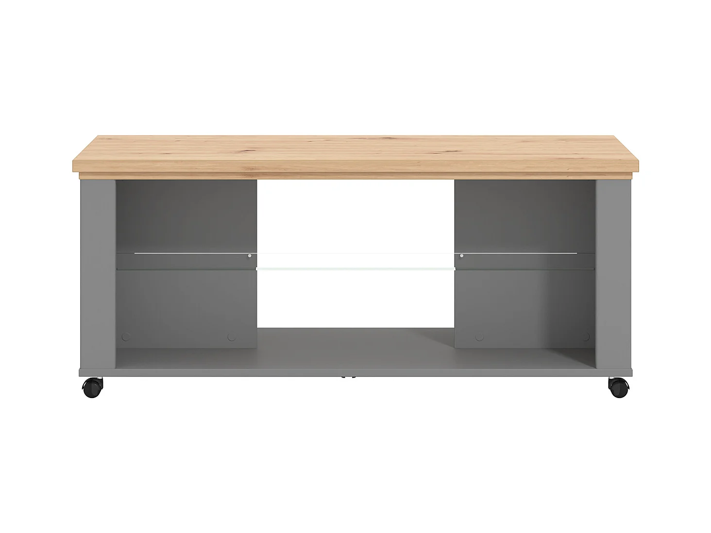 Couchtisch 114,5x49x50,5 cm Grau