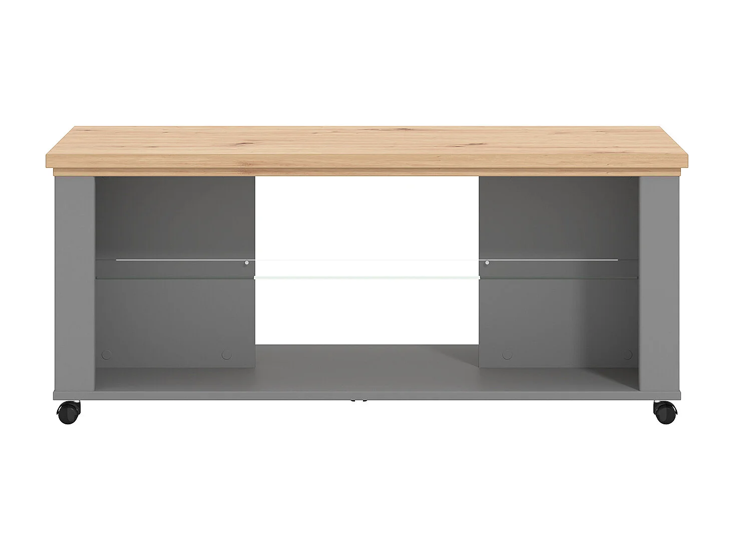 Couchtisch 114,5x49x50,5 cm Grau