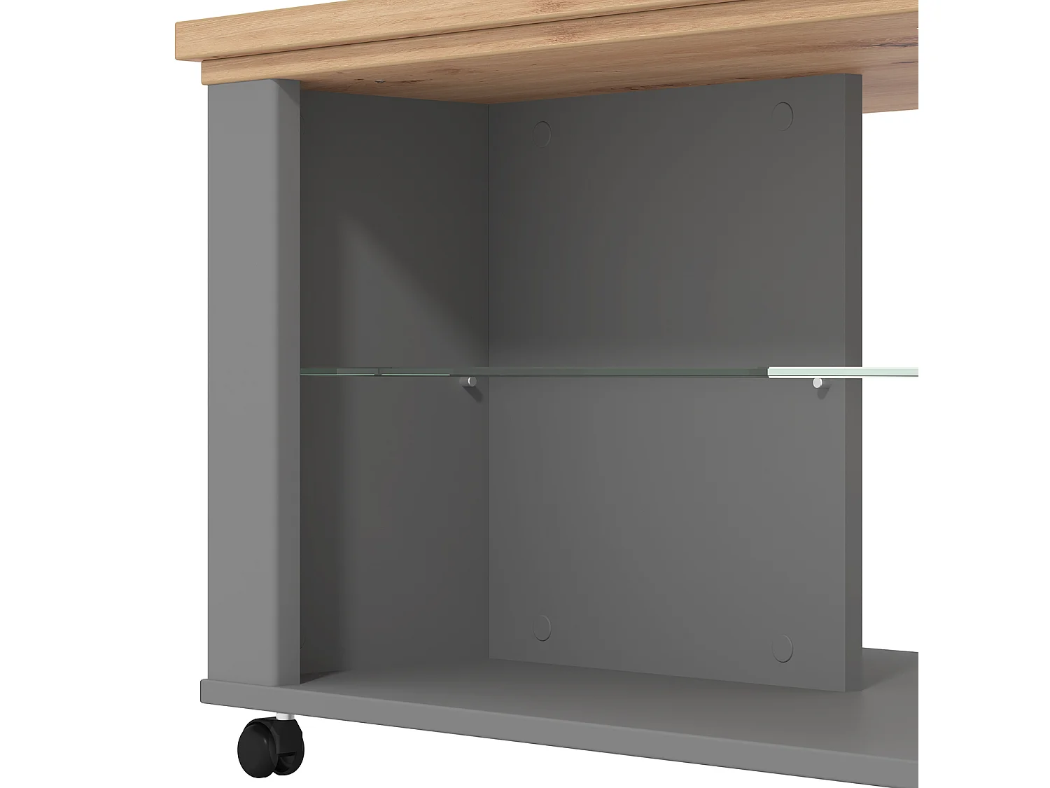 Couchtisch 114,5x49x50,5 cm Grau