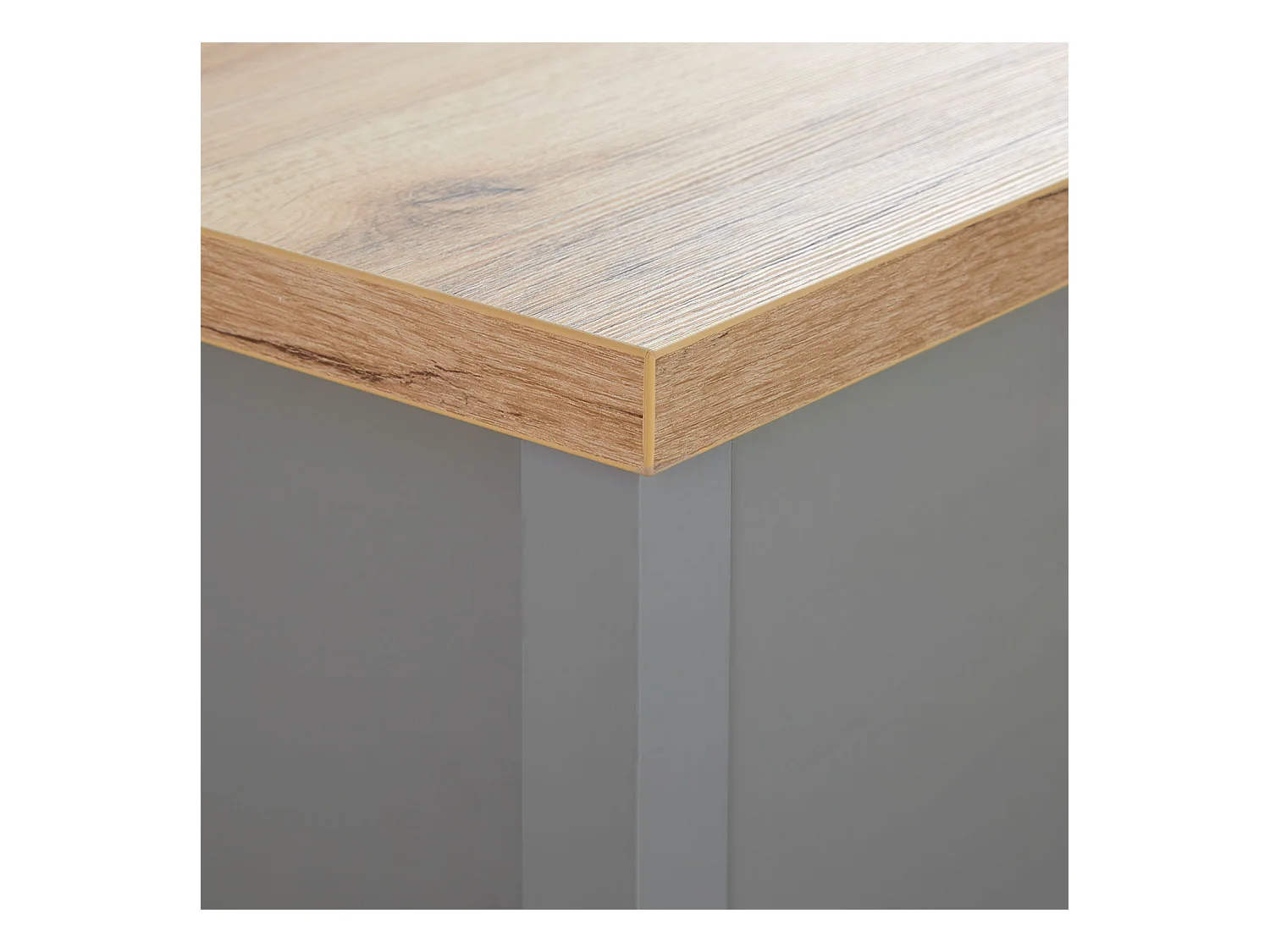 Table basse 110x40,5x60 cm gris