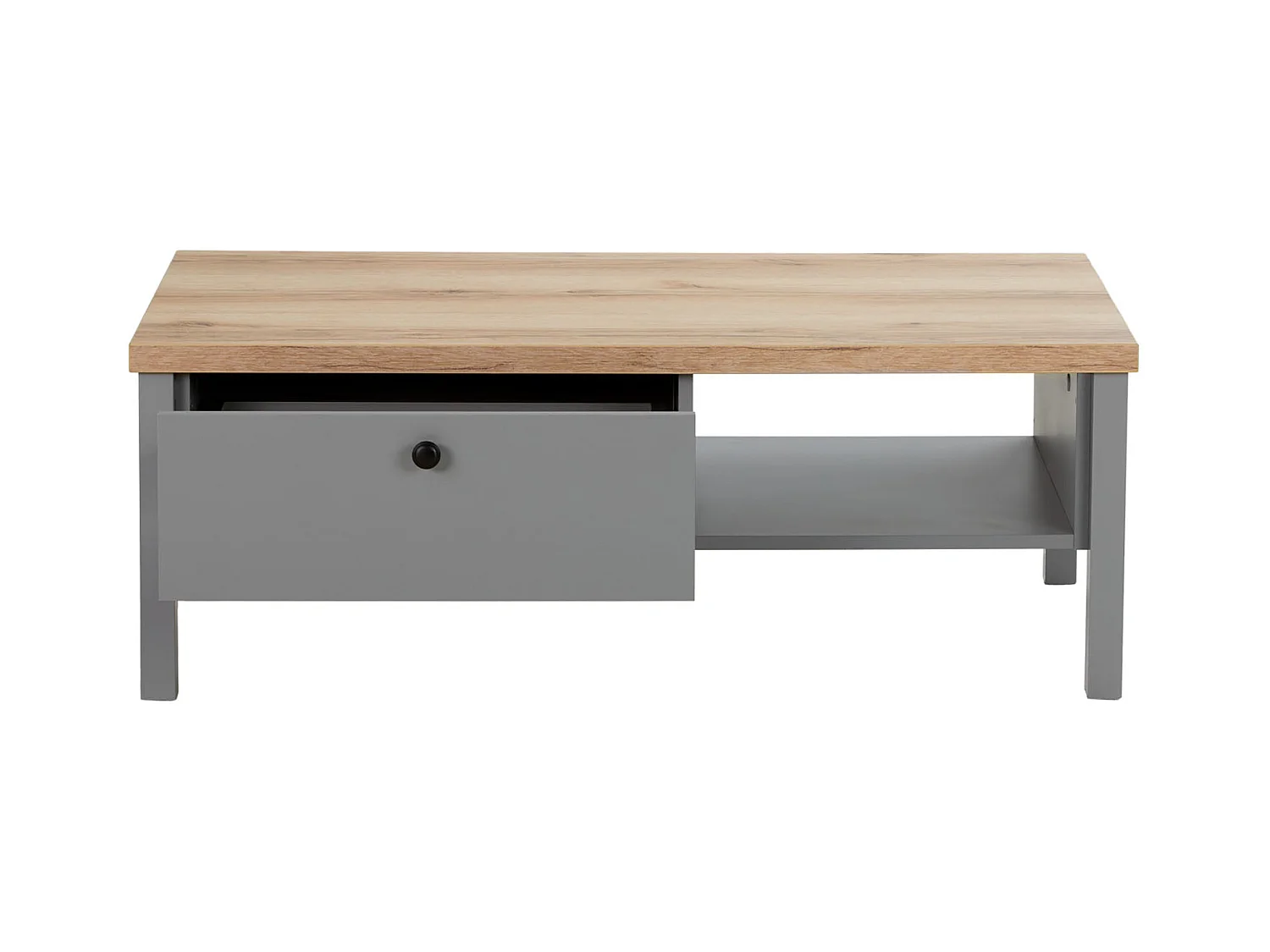 Table basse 110x40,5x60 cm gris