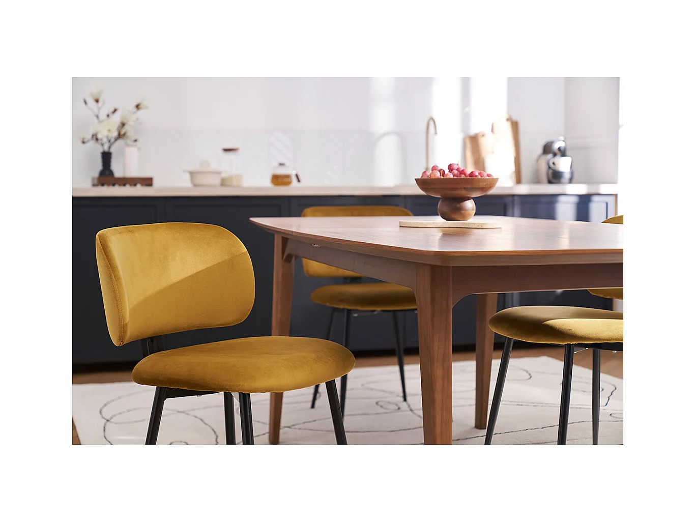 Stühle aus Bronze-Samtstoff und schwarzem Metall (2er-Set) ATRIUM