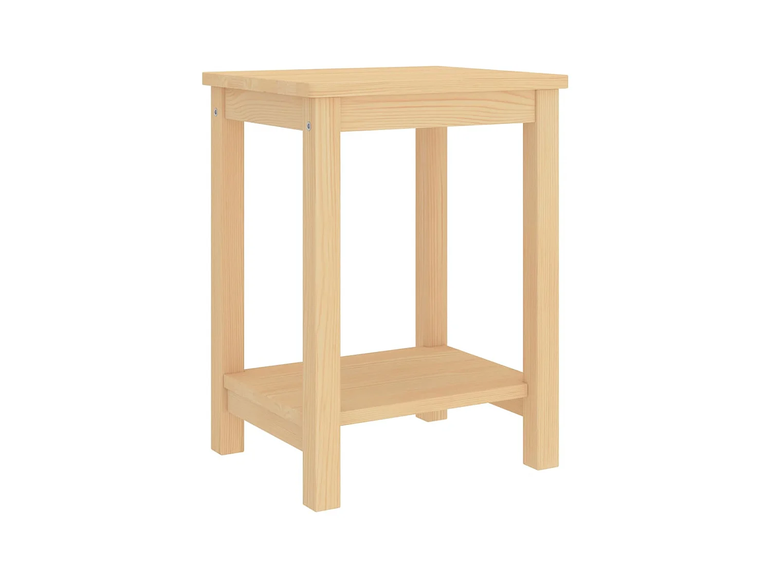 Table de chevet avec bois marron 35 x 30 x 47 cm DEC034340