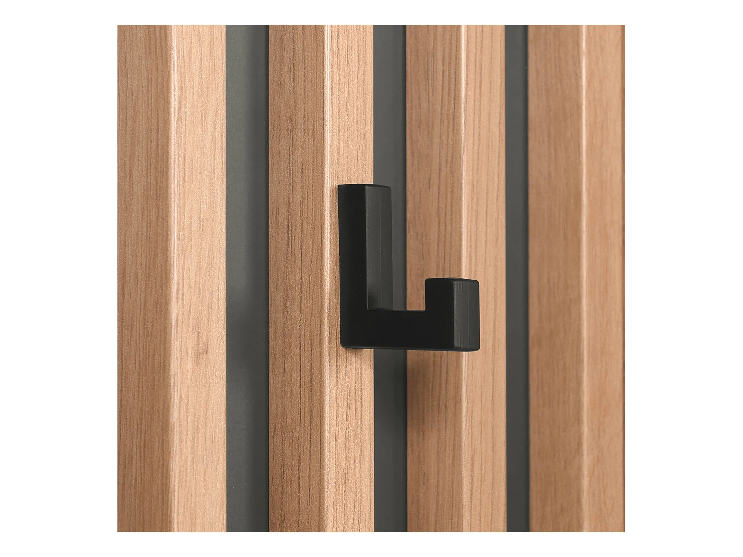 Armoire 80x190x37 cm en chêne naturel