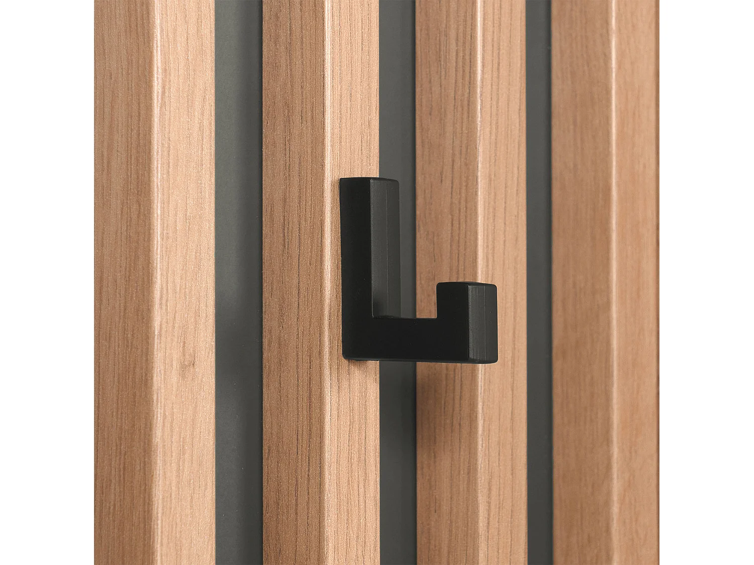 Armoire 80x190x37 cm en chêne naturel