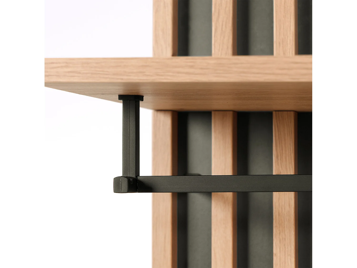 Armoire de couloir 122x190x37 cm aspect industriel naturel