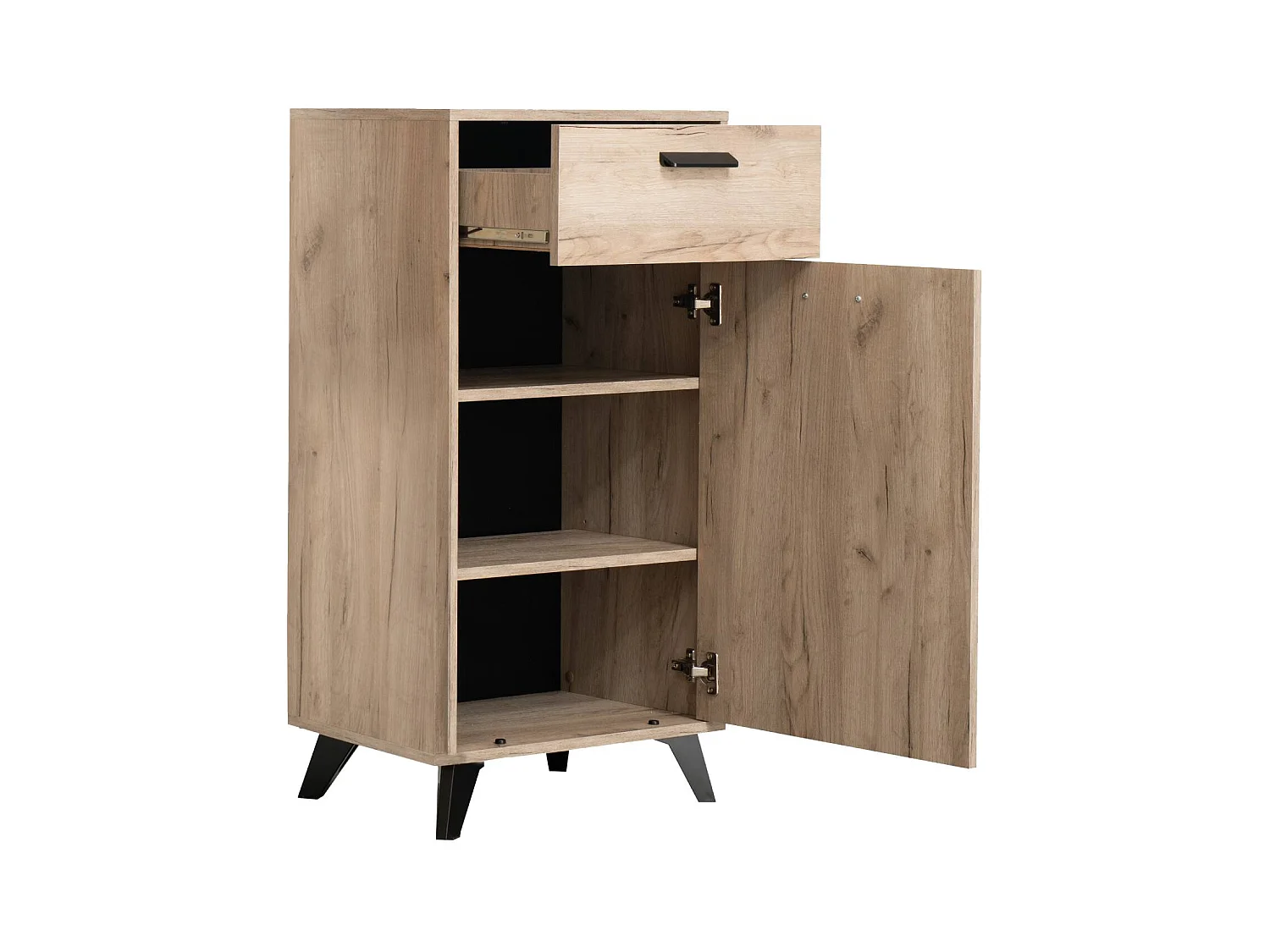 Armoire 53,5x192x35 cm Bois chêne gris Ensemble de 5 pièces pour hall