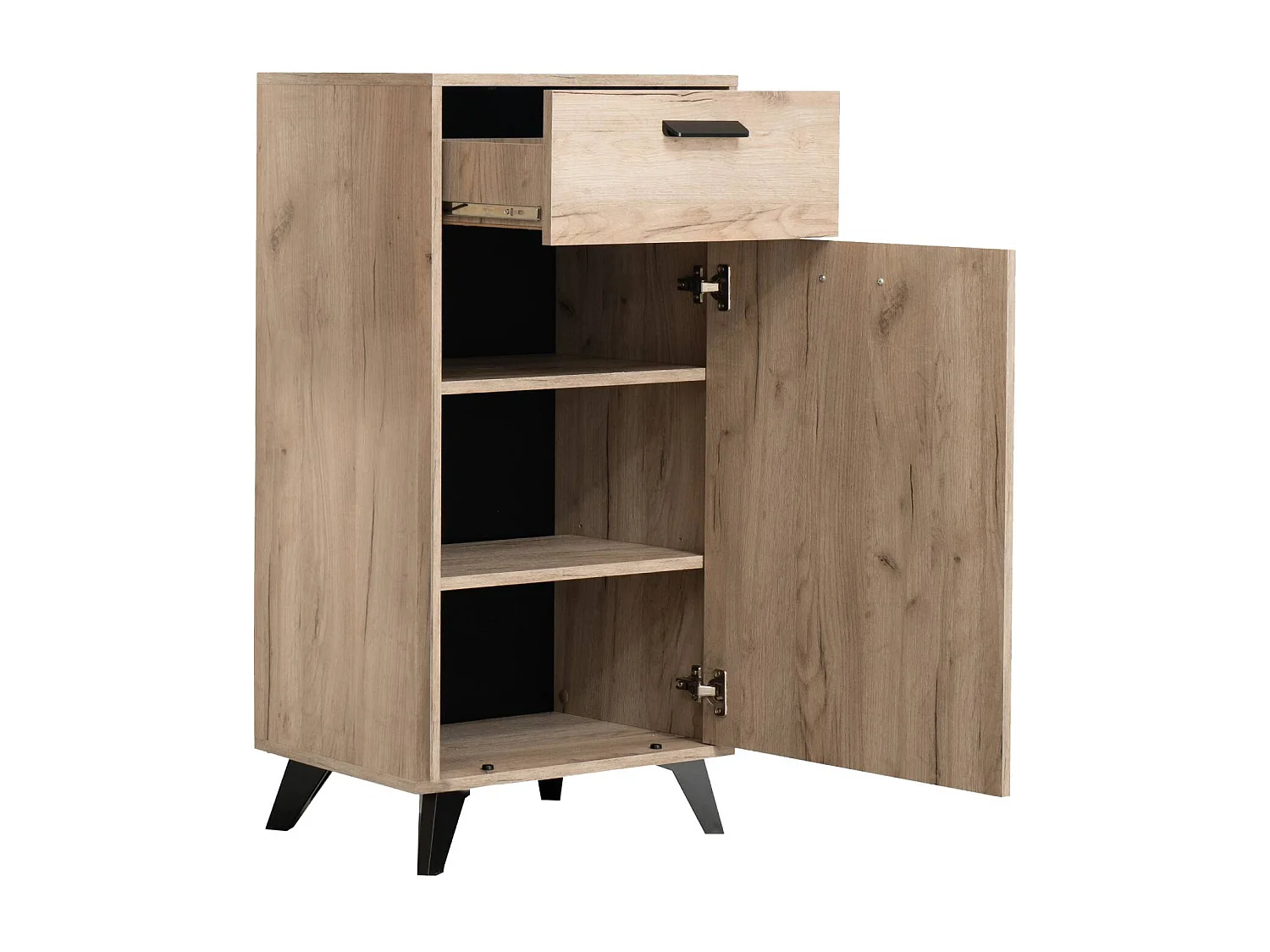 Armoire 53,5x192x35 cm Bois chêne gris Ensemble de 5 pièces pour hall