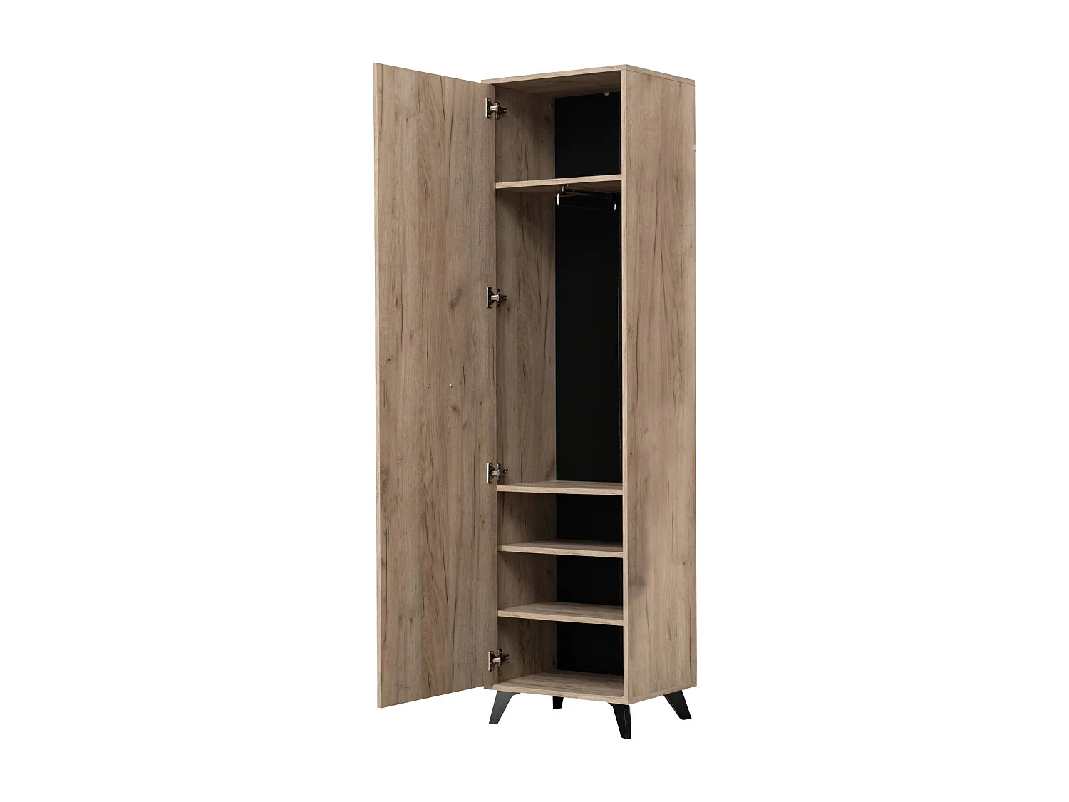 Armoire 53,5x192x35 cm Bois chêne gris Ensemble de 5 pièces pour hall