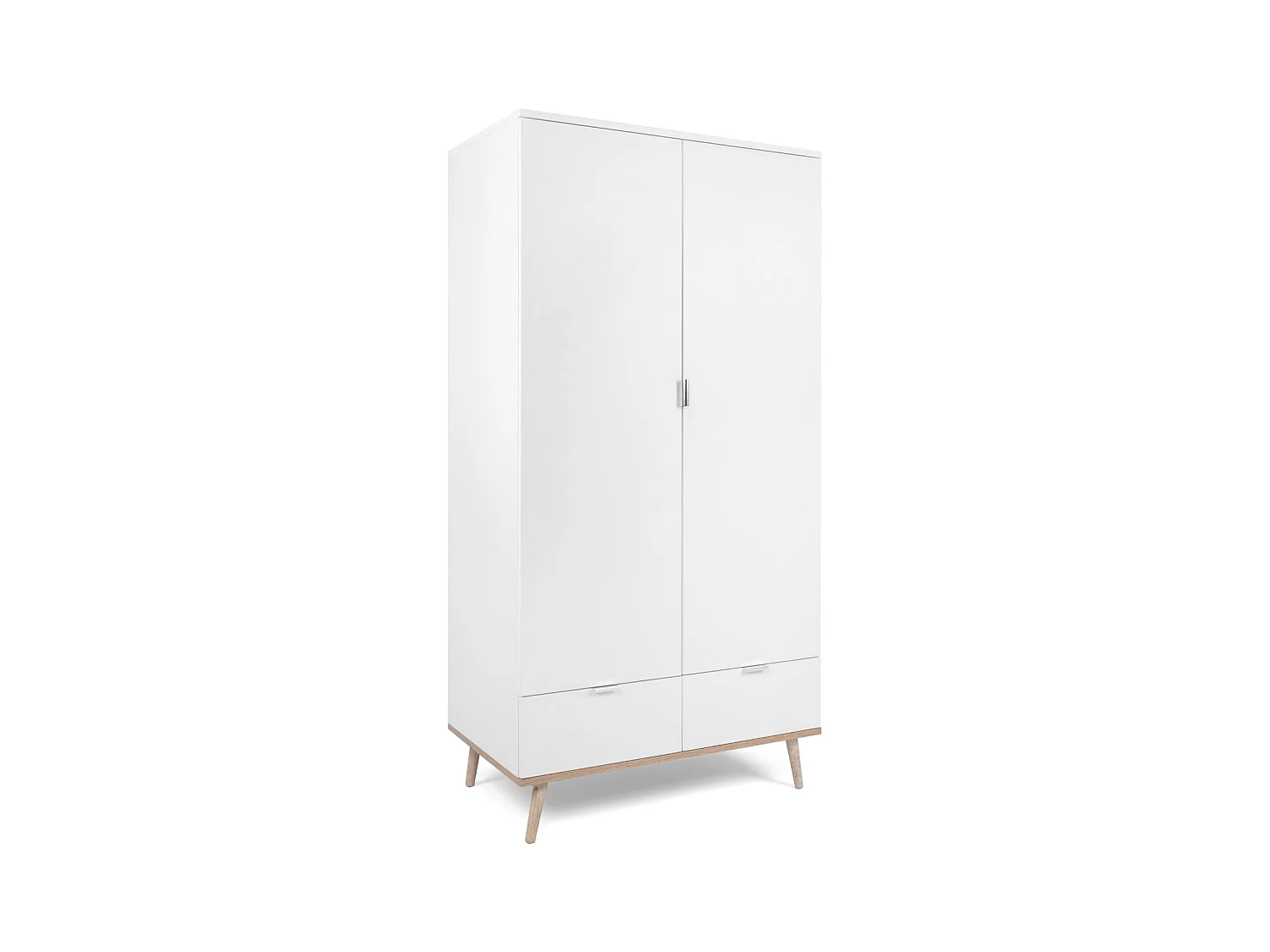 Armoire 90x180x55 cm blanche