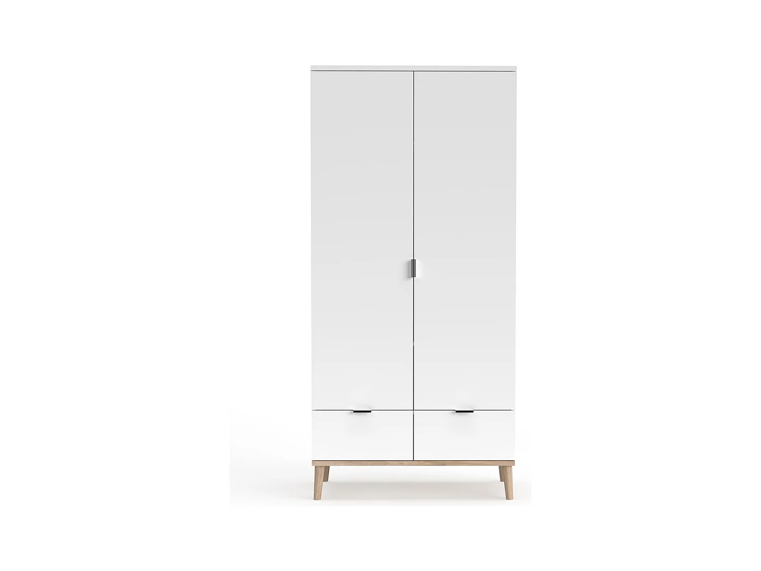Armoire 90x180x55 cm blanche
