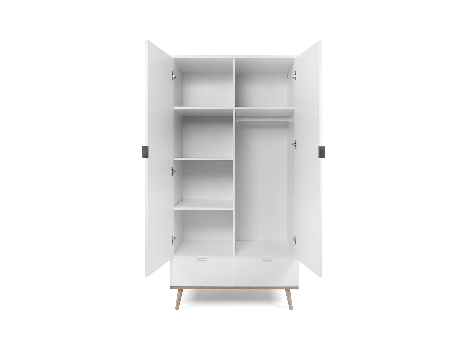 Armoire 90x180x55 cm blanche