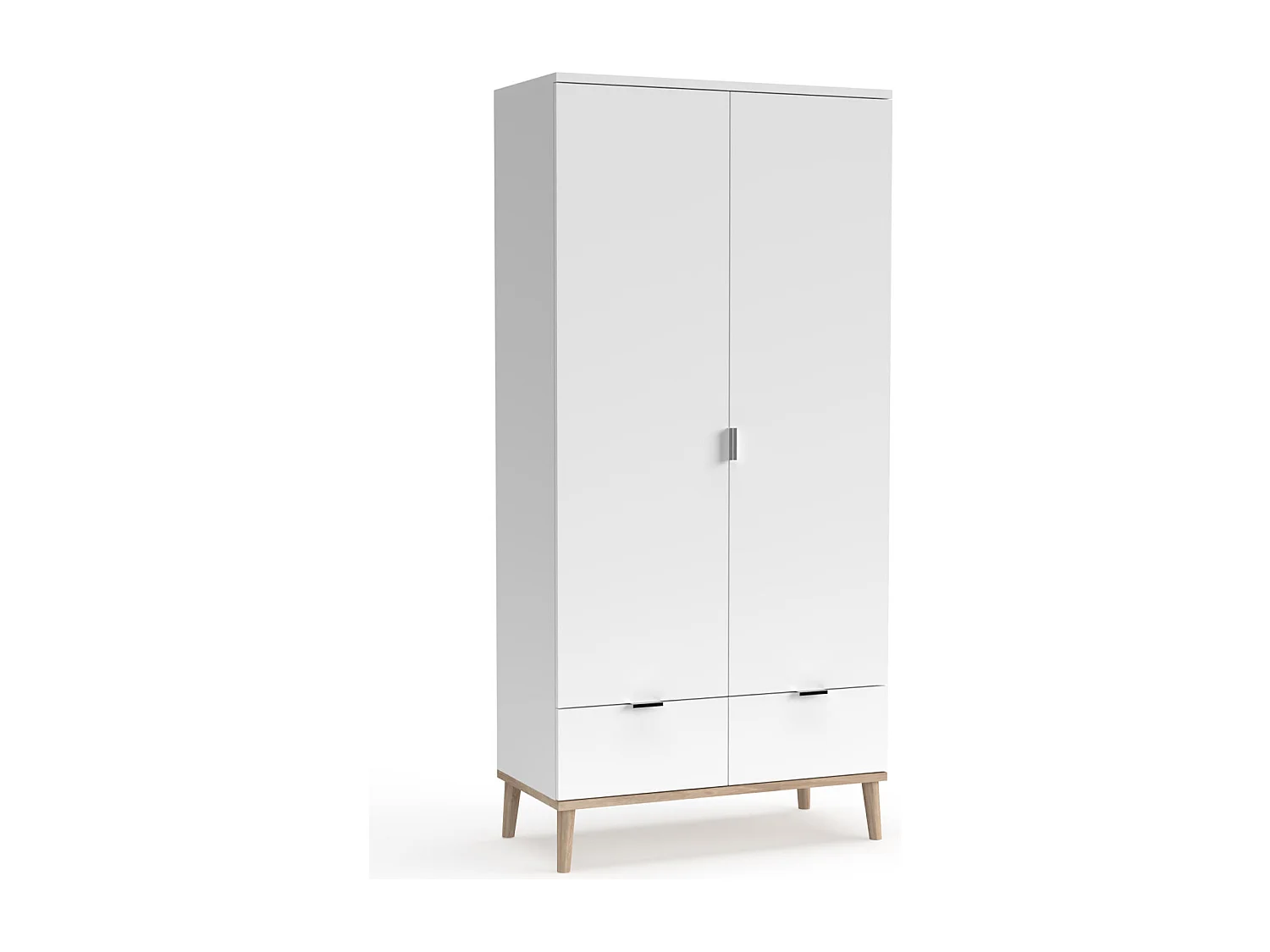 Armario 90x180x55 cm blanco