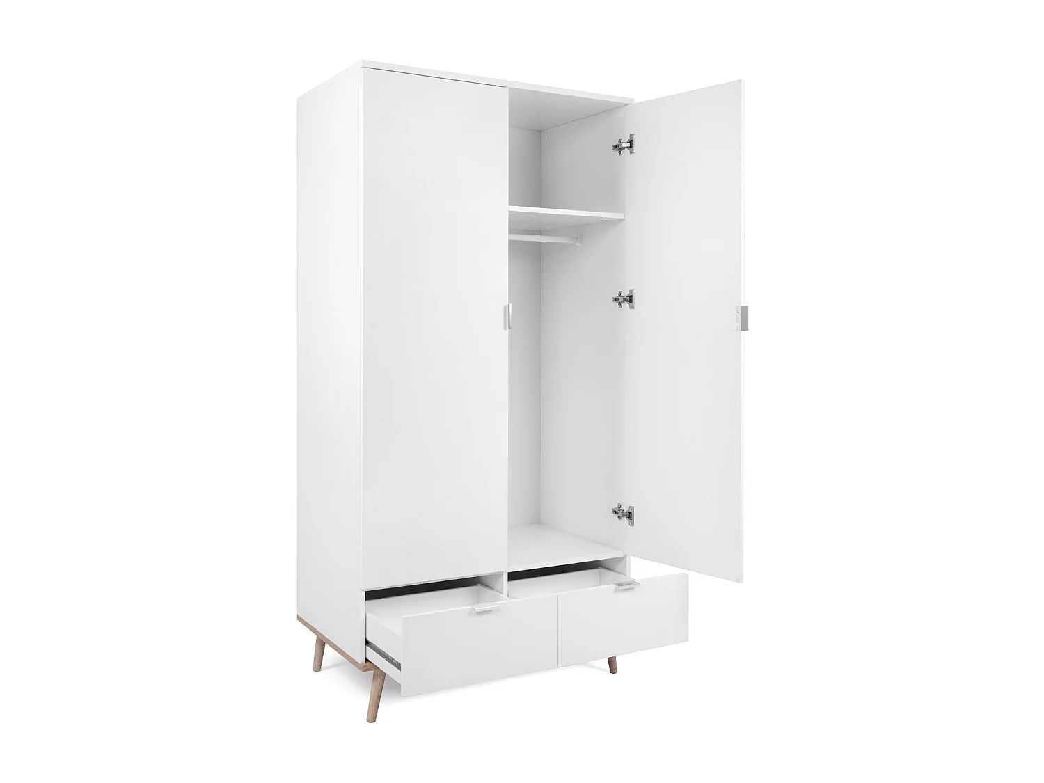 Armario 90x180x55 cm blanco