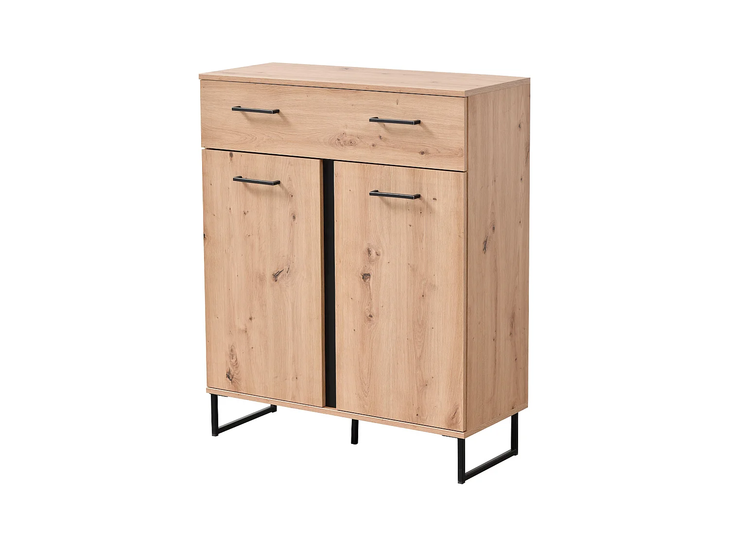 Armoire 70,5x194,5x35 cm Bois chêne naturel Ensemble de hall 5 pièces