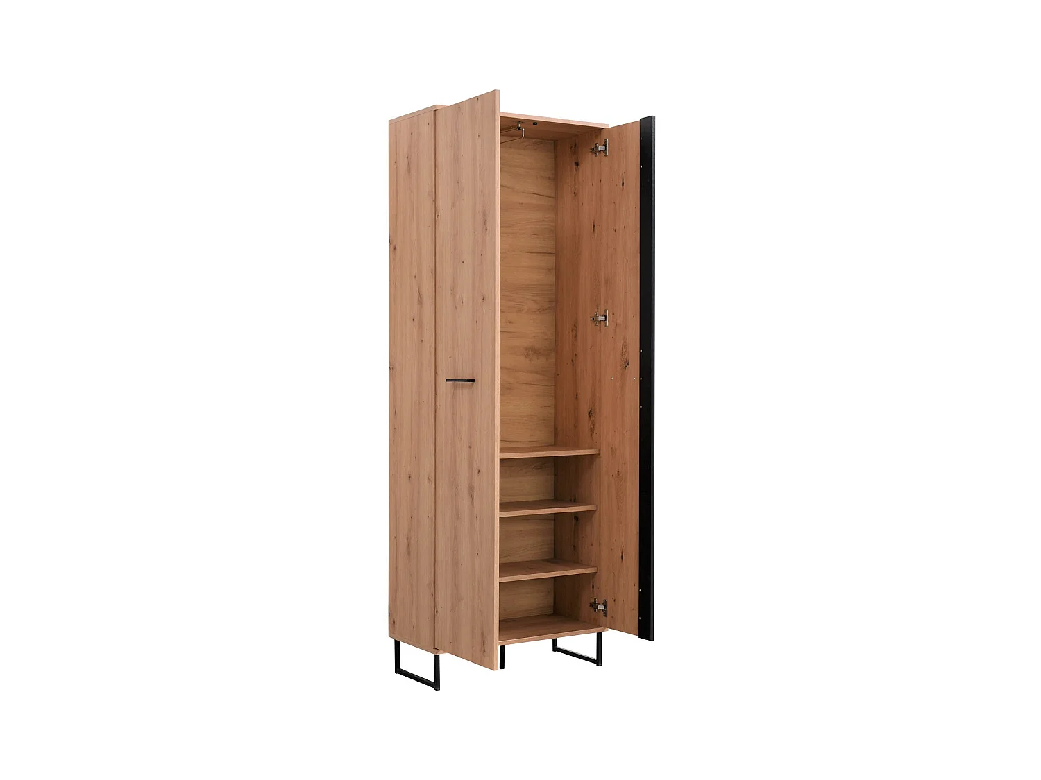 Armoire 70,5x194,5x35 cm Bois chêne naturel Ensemble de hall 5 pièces