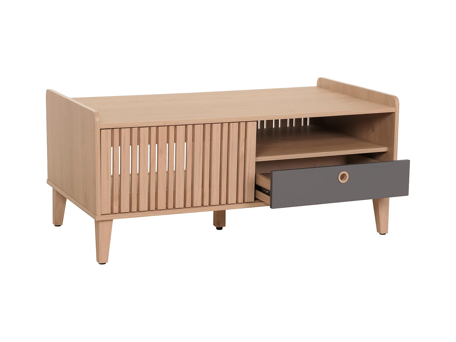 Table basse avec 2 bois beige 114 x 59 x 52 cm 04_0008455