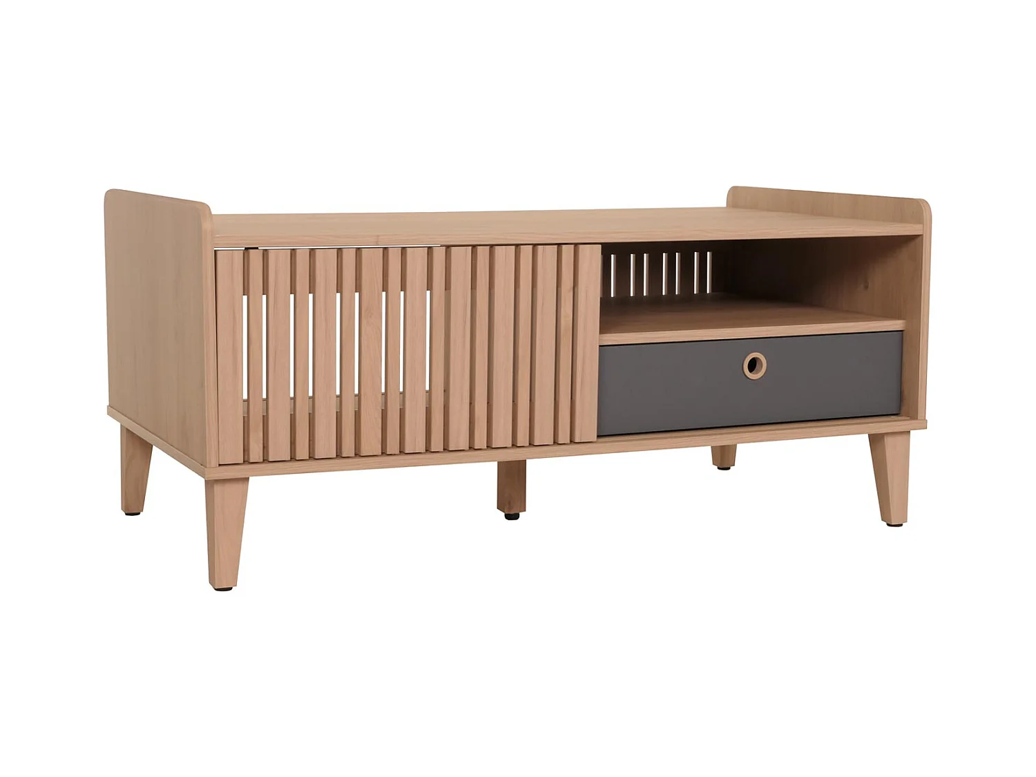 Table basse avec 2 bois beige 114 x 59 x 52 cm 04_0008455