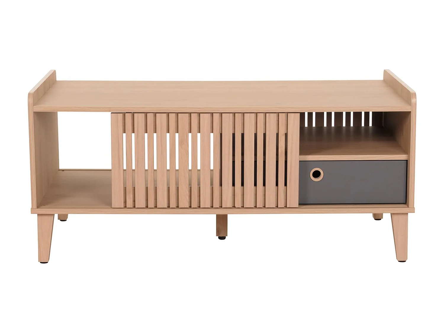 Table basse avec 2 bois beige 114 x 59 x 52 cm 04_0008455