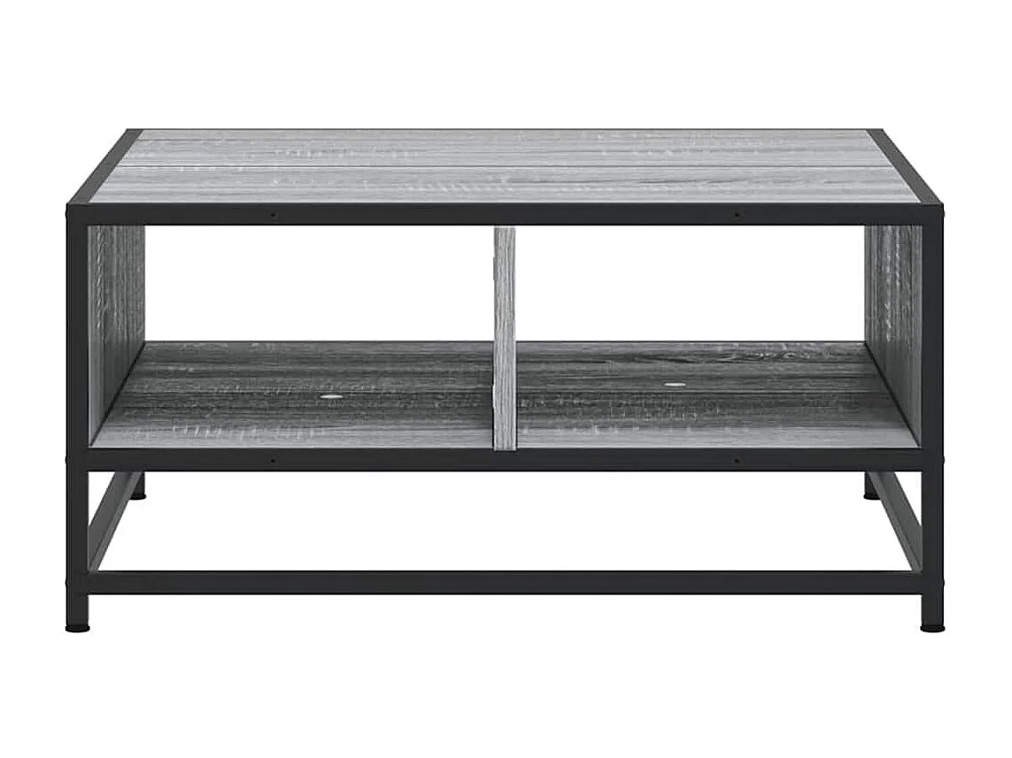 Table basse avec espace métal marron 60.5 x 60.5 x 30 cm DEC040053