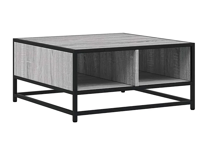 Table basse avec espace métal marron 60.5 x 60.5 x 30 cm DEC040053