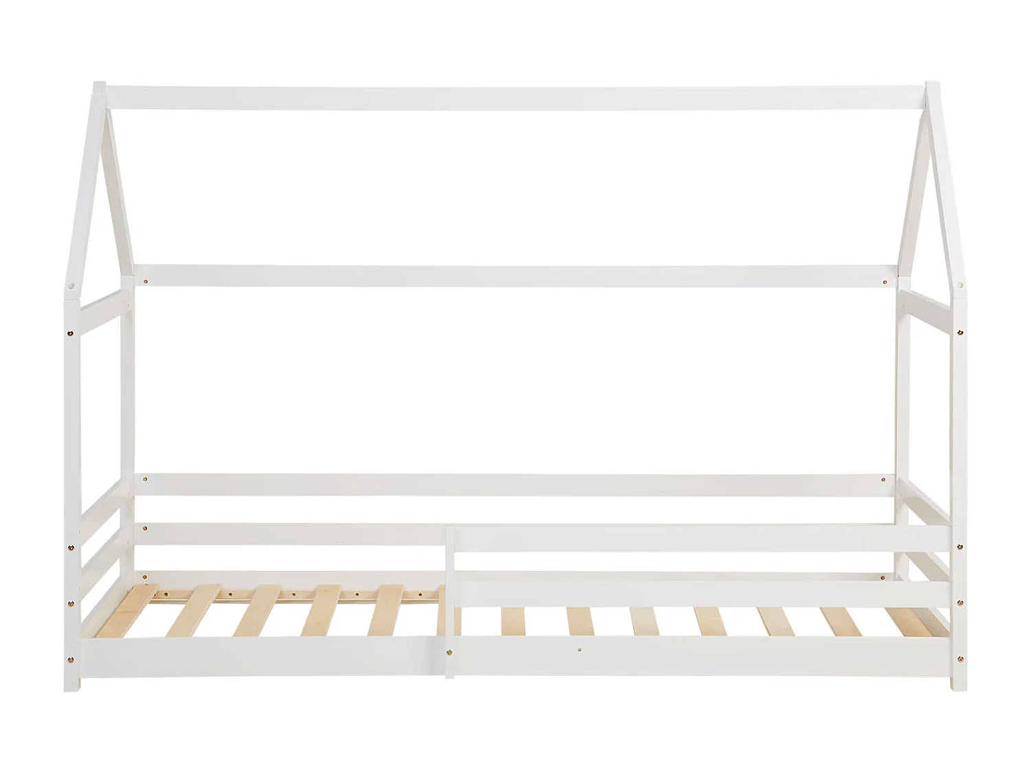 Kinderbett 90x200 cm weiß