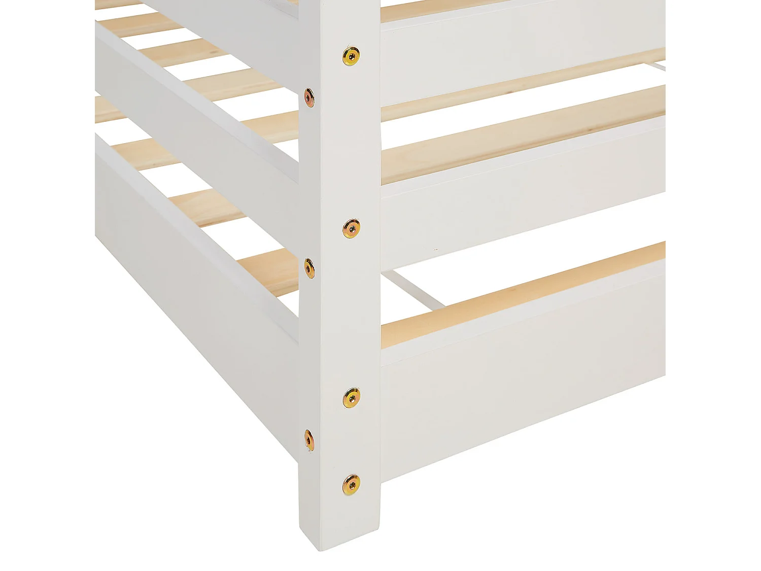 Kinderbett 90x200 cm weiß