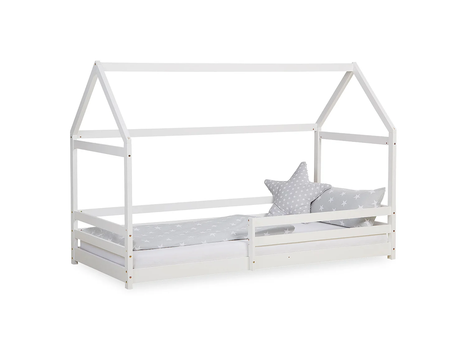 Łóżko dziecięce 90x200 cm białe