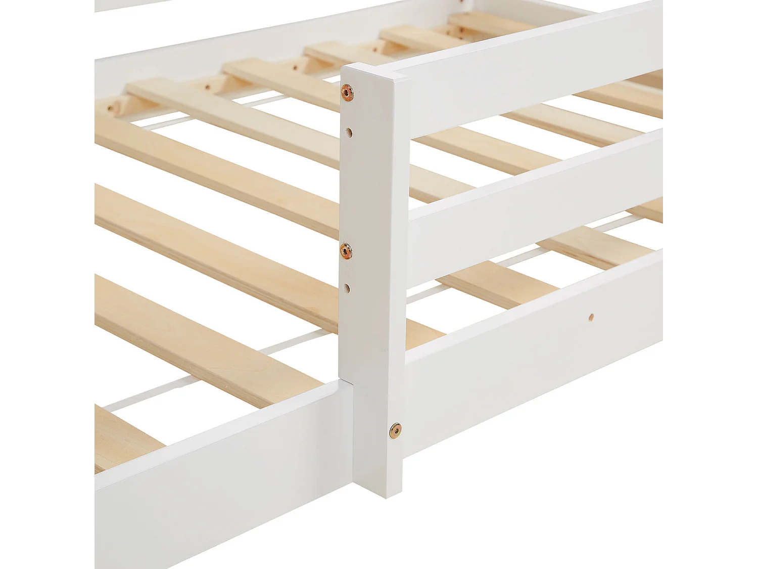 Łóżko dziecięce 90x200 cm białe