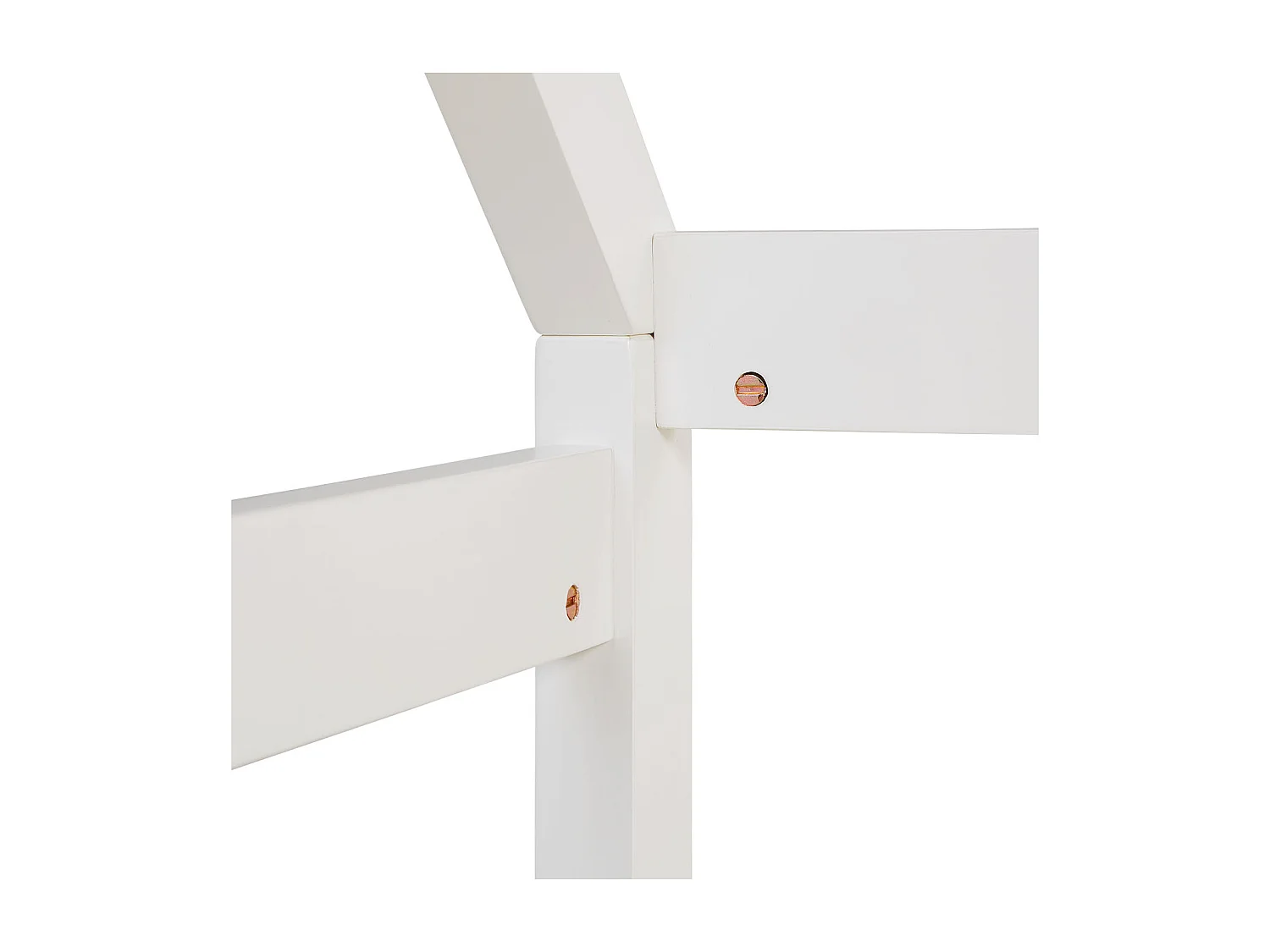 Łóżko dziecięce 90x200 cm białe