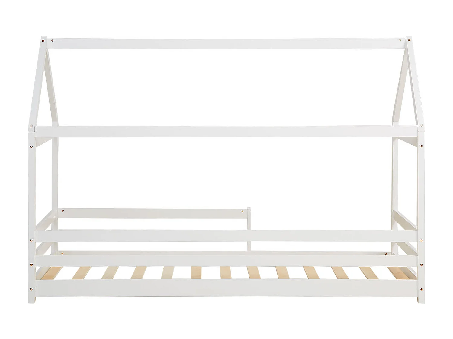 Łóżko dziecięce 90x200 cm białe