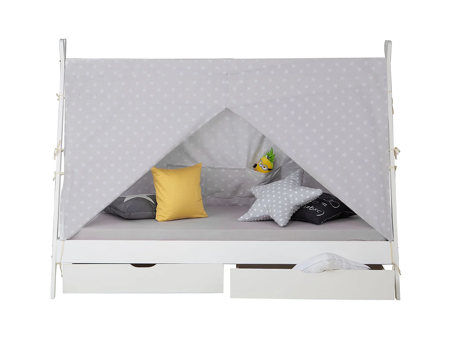 Kinderbed 90x200 cm wit