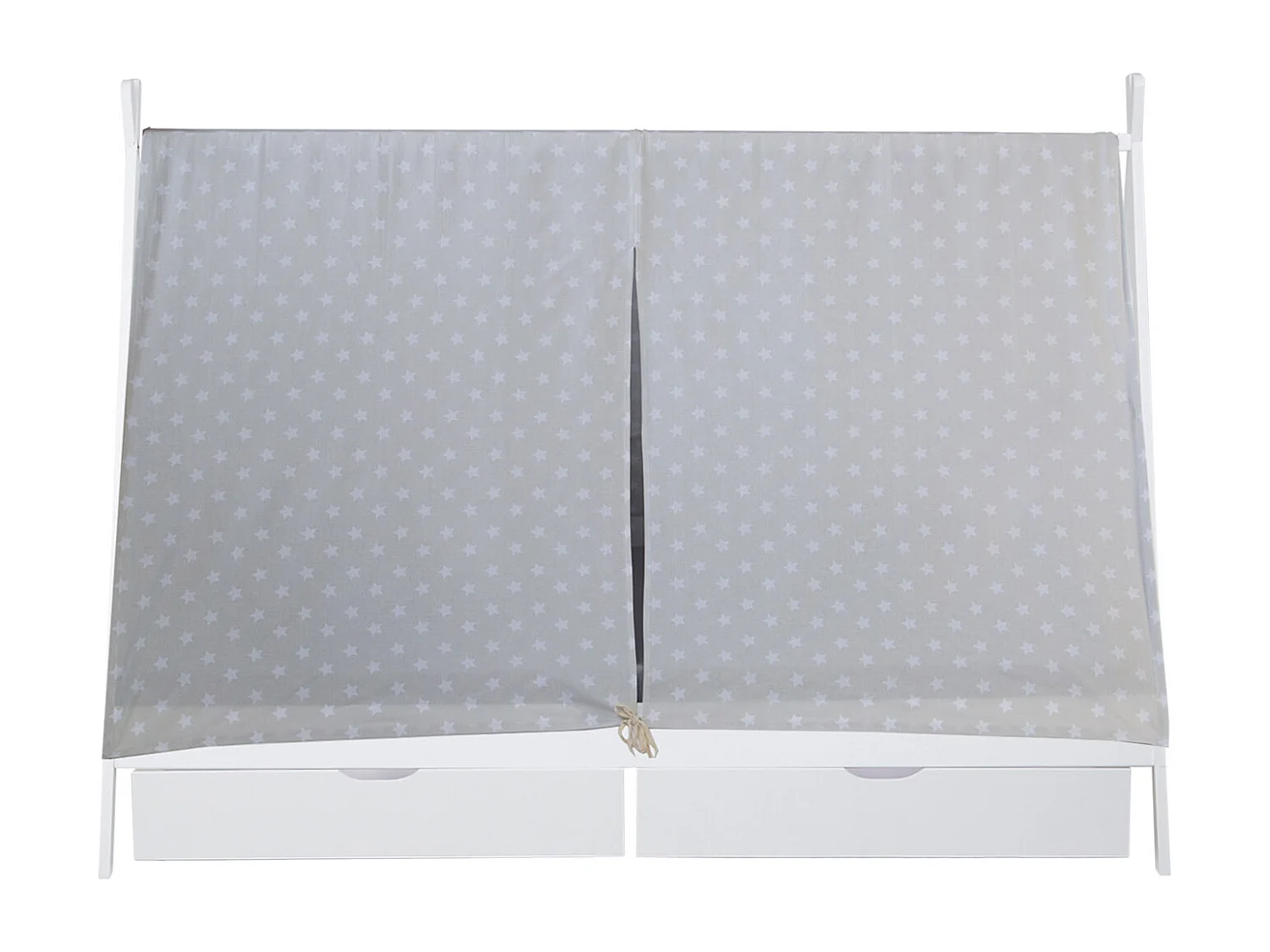 Kinderbett 90x200 cm weiß